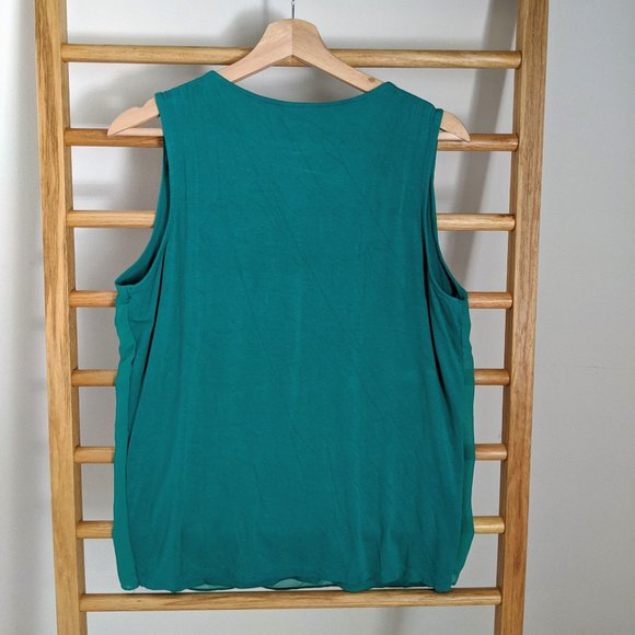 New York & Co. Zip Neckline Blouse - Picture 2 of 3